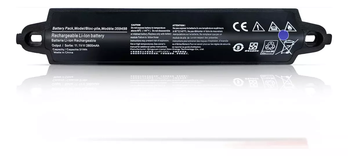 BATERIA (359498) PARLANTE BOSE SOUNDLINK 2, 3, II III NUEVA - 1