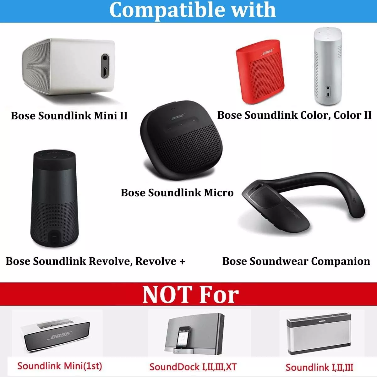 CARGADOR PARA BOSE SOUNDLINK COLOR 2 II MINI II REVOLVE+ - 2