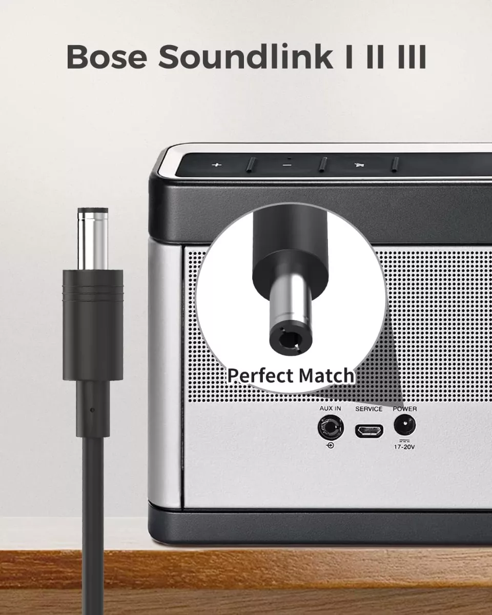 CARGADOR PARA PARLANTE BOSE SOUNDLINK WIRELESS BLUETOOTH 17V - 4