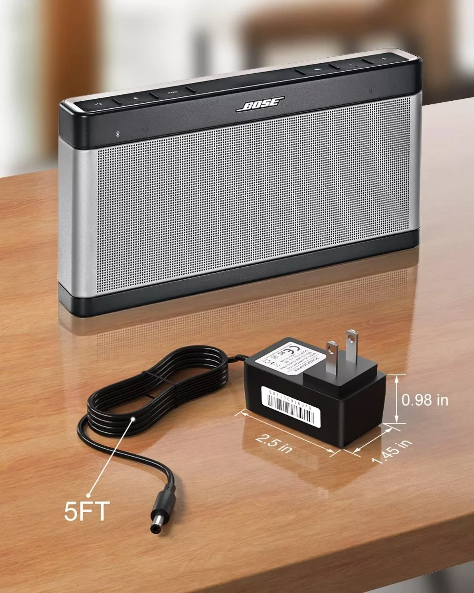 CARGADOR PARA PARLANTE BOSE SOUNDLINK WIRELESS BLUETOOTH 17V - 5