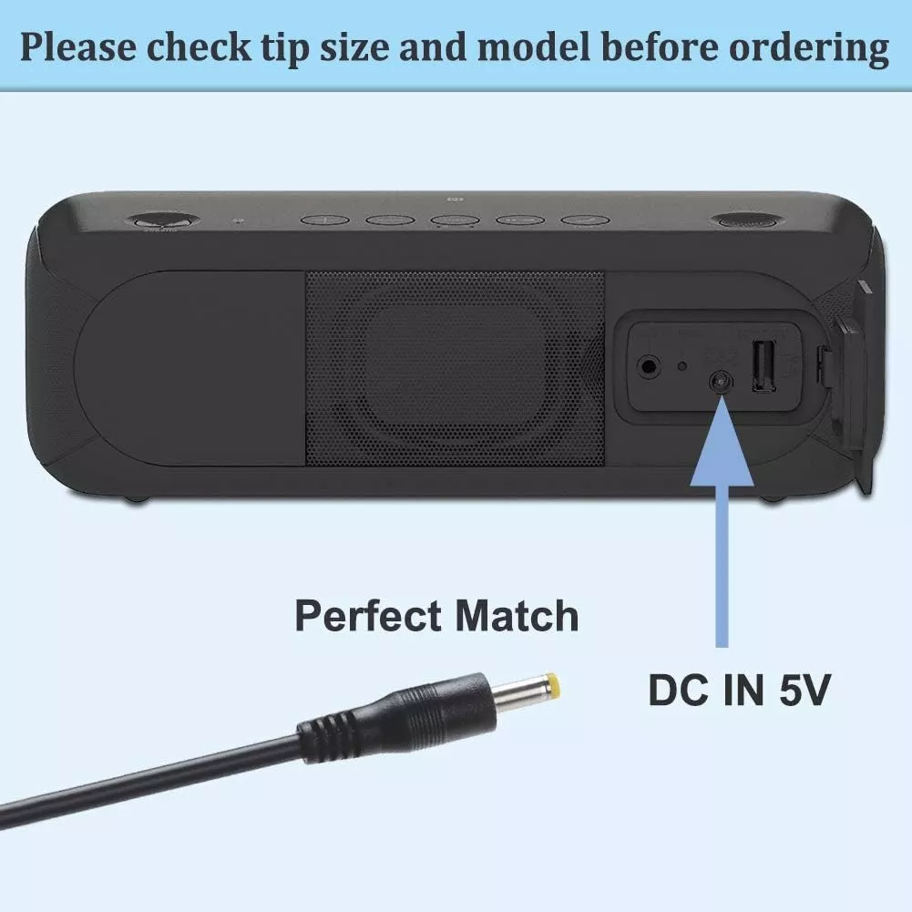 CARGADOR PARLANTE SONY SRS-XB30 SRS-XB41 RDP-M5IP SERIE - 4