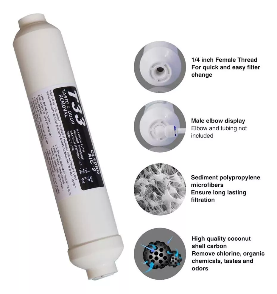 FILTRO REFRIGERADOR EXTERNO T33 PARA SAMSUNG LG DAEWOO - 2