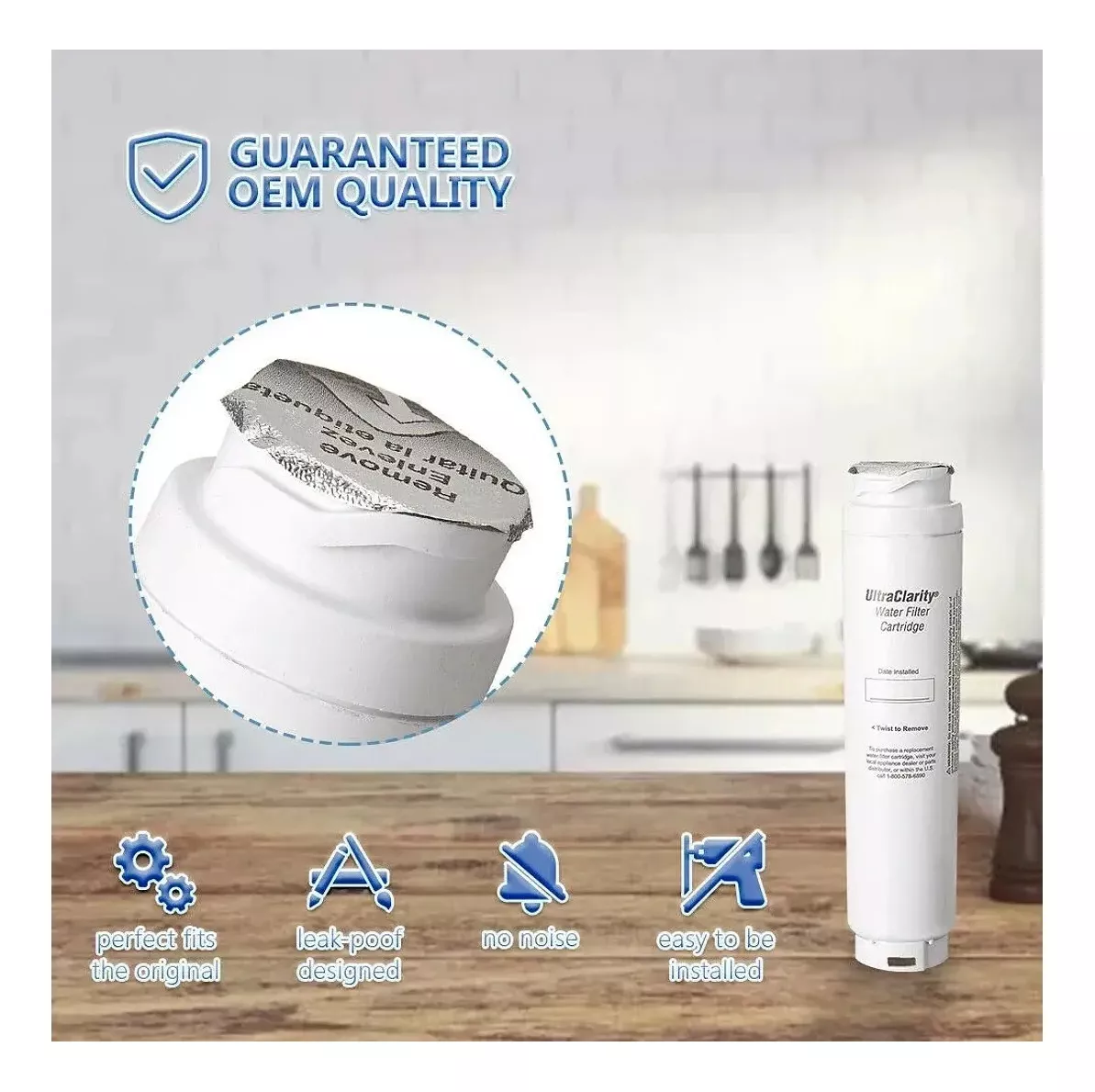 FILTRO PARA REFRIGERADOR BOSCH INTERNO ULTRA CLARITY NUEVO - 5