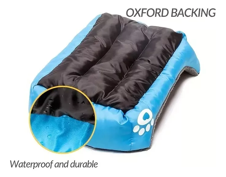 CAMA GRANDE MASCOTA ULTRA SUAVE ELEGANTE GATO PERRO XXL - 3