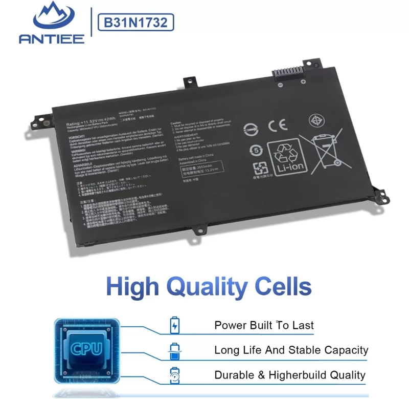 BATERIA ASUS B31N1732 VIVOBOOK S14 S430 X430 SERIES - 4