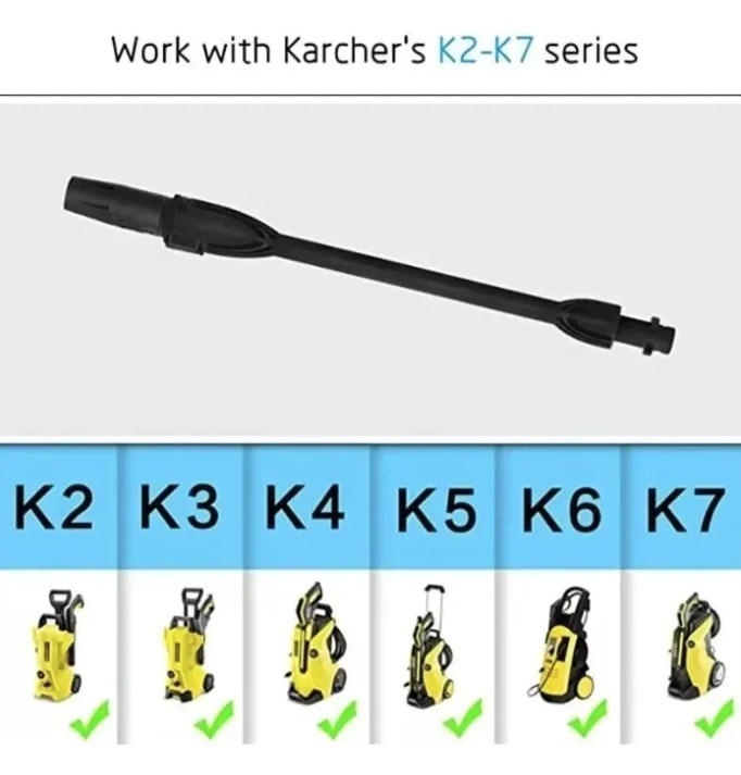 LANZA HIDROLAVADORA PARA KARCHER K2-K7 BOQUILLA TURBO - 2