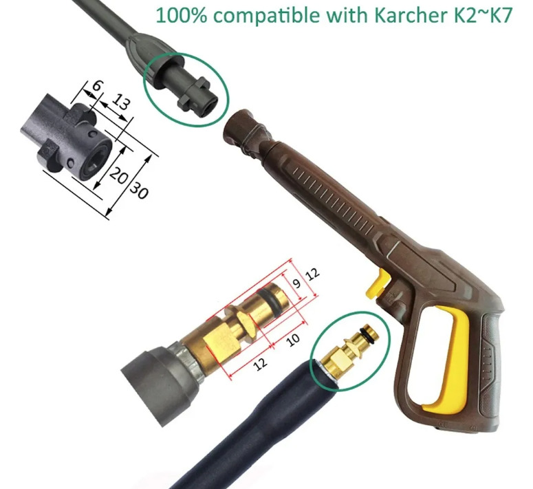 LANZA HIDROLAVADORA PARA KARCHER K2-K7 BOQUILLA TURBO - 5