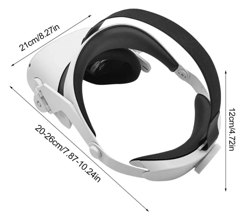 CORREA ELITE CABEZA PARA OCULUS QUEST 2 COMODA AJUSTABLE - 2