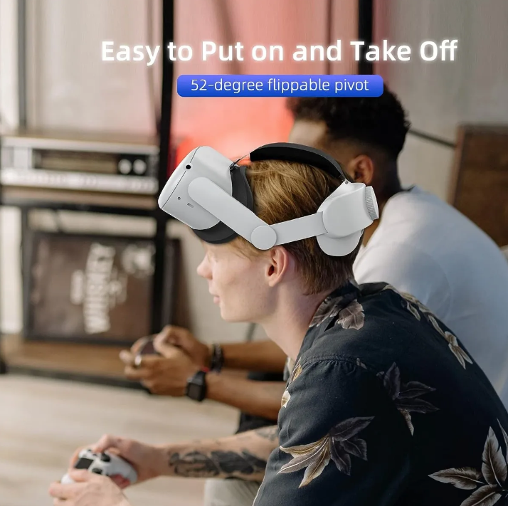 CORREA ELITE CABEZA PARA OCULUS QUEST 2 COMODA AJUSTABLE - 5