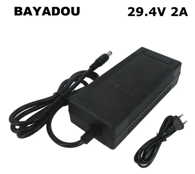 CARGADOR PARA PATIN SCOOTER UBER S300 24V - 2A NUEVO - 4
