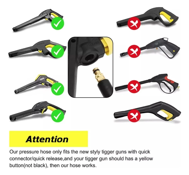 MANGUERA REPUESTO HIDRO PARA KARCHER K2 K3 K4 K5 K6 K7, 10MT - 6