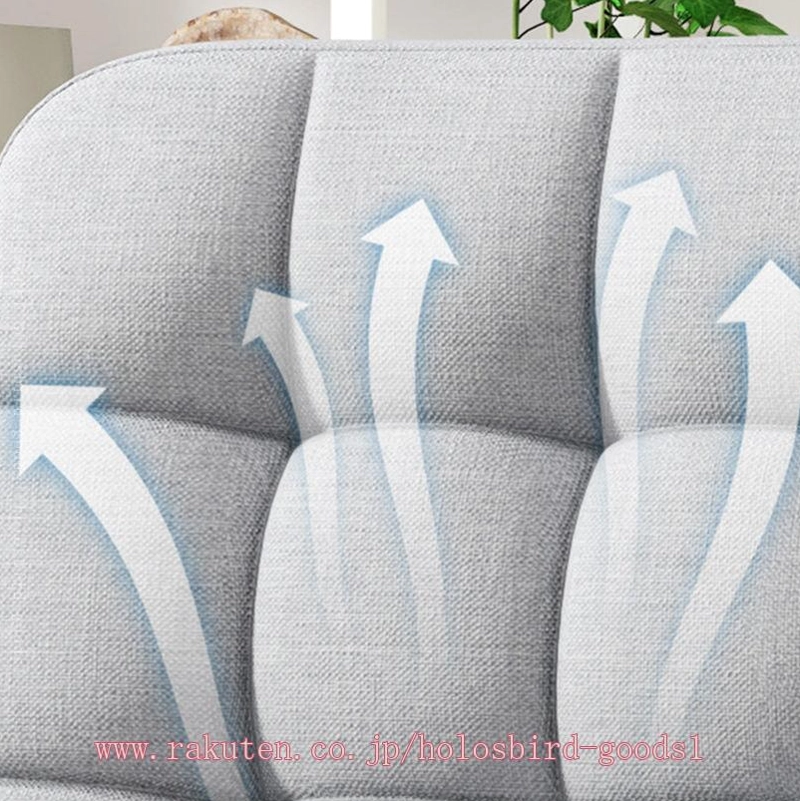SILLA OFICINA ERGONOMICA TELA GRIS CON APOYABRAZOS AJUSTABLE - 5