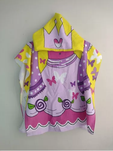 TOALLA DE BAÑO PLAYA PISCINA CON CAPUCHA NIÑOS. DISEÑO 3 - 1