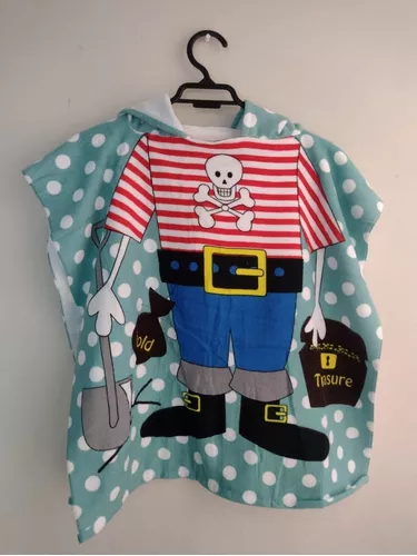 TOALLA DE BAÑO PLAYA PISCINA CON CAPUCHA NIÑOS. DISEÑO 9 - 1
