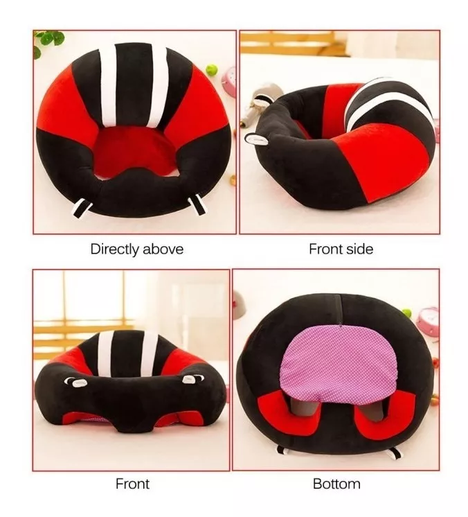 PACK TUTIHOGAR ASIENTO FELPA PARA BEBÉ + PORTA MAMADERA DE PELUCHE - 2