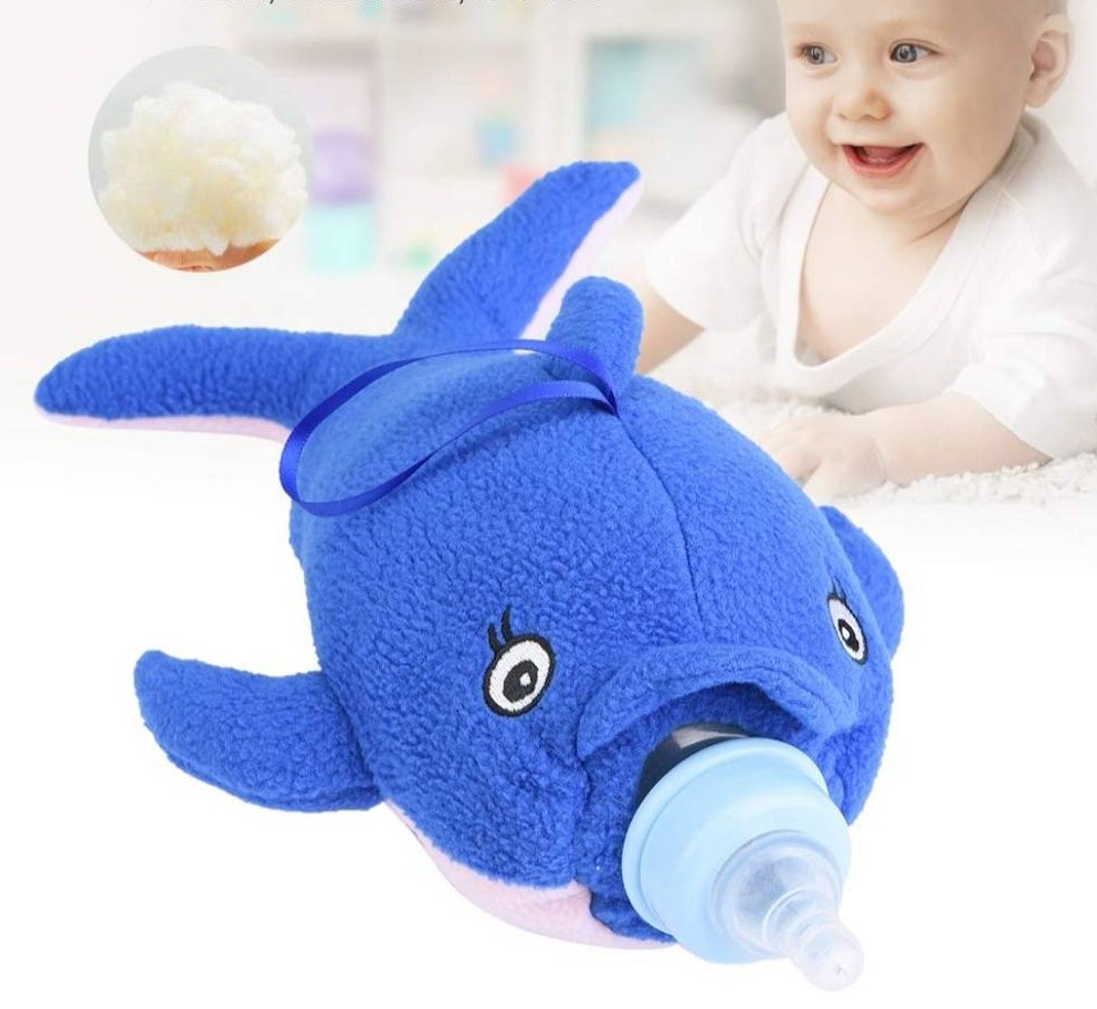 PACK TUTIHOGAR ASIENTO FELPA PARA BEBÉ + PORTA MAMADERA DE PELUCHE - 5
