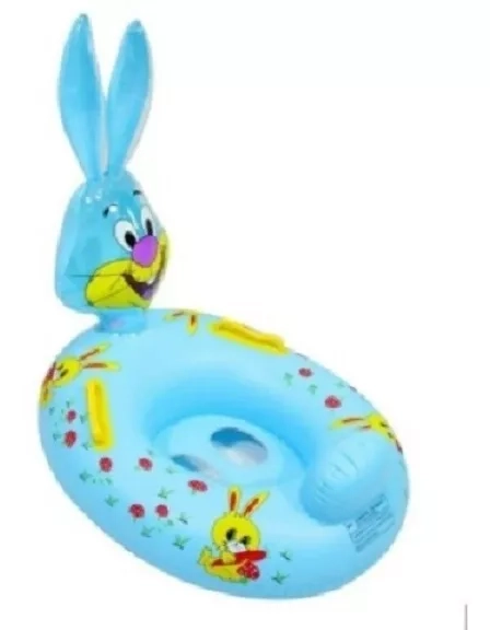 FLOTADOR INFANTIL COLORES VARIEDAD MODELOS 70×55 CM CONEJO - 1