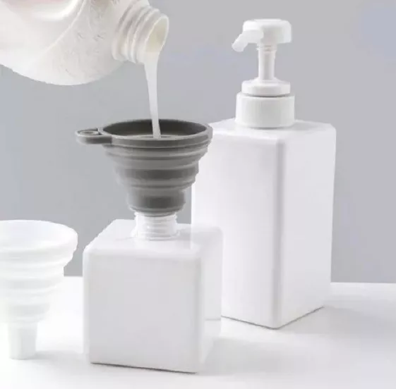 PACK 2 EMBUDOS PLEGABLES SILICONA PORTÁTIL MULTIUSO COCINA - 3