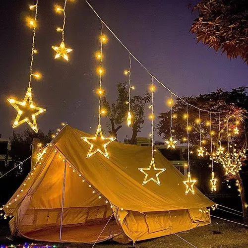 GUIRNALDA LUCES TUTIHOGAR LED NAVIDAD CASCADA ESTRELLAS 3 METROS - 3