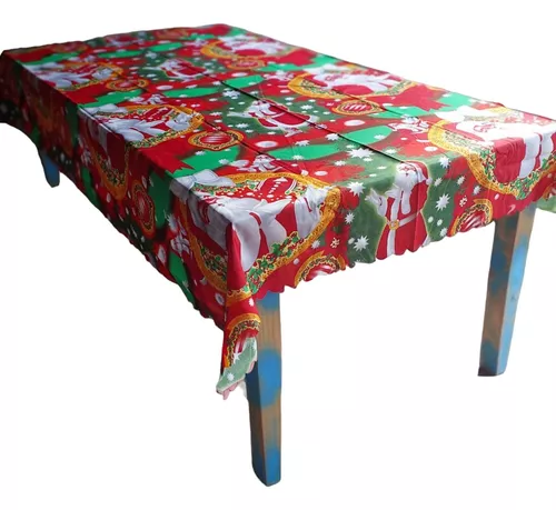 MANTELES NAVIDEÑOS ESTAMPADOS RECTANGULAR 150 X 220 CM - 1