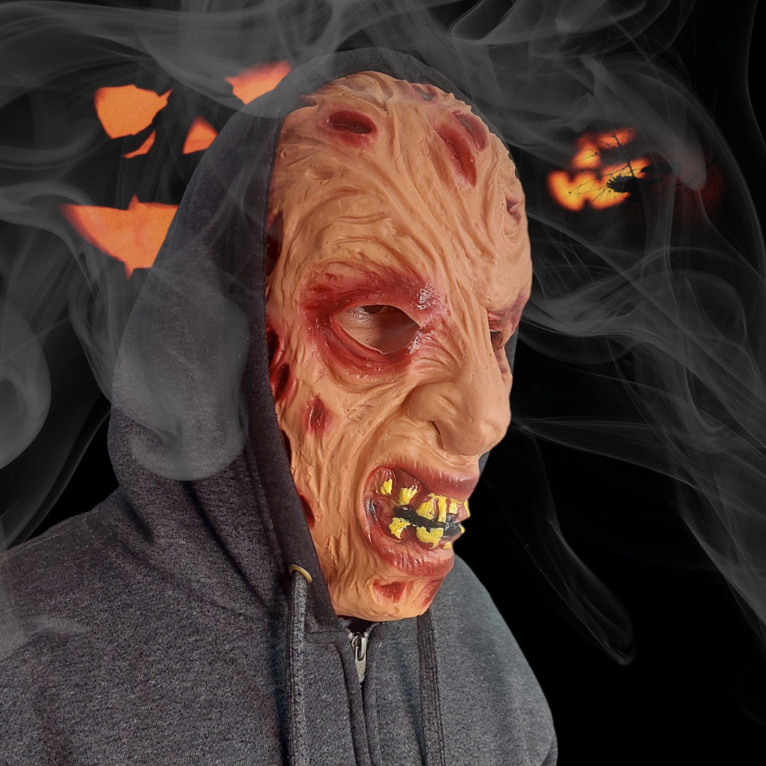 MÁSCARA TUTIHOGAR LÁTEX FREDDY KRUEGER COSPLAY DISFRAZ HALLOWEEN ADULTO - 2