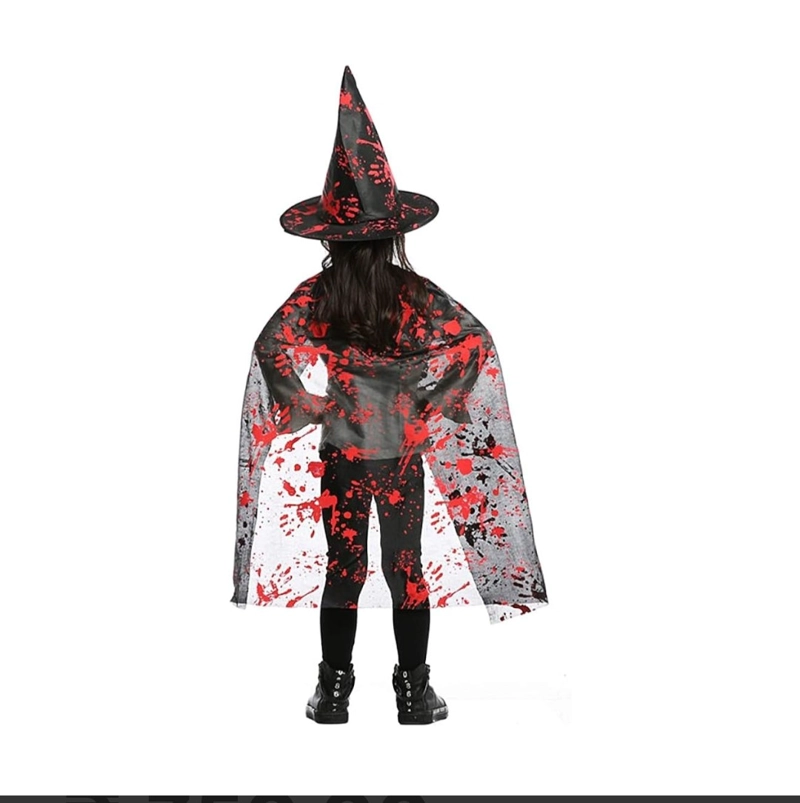 CAPA SANGRIENTA PARA NIÑOS 80 CM. HALLOWEEN - 4