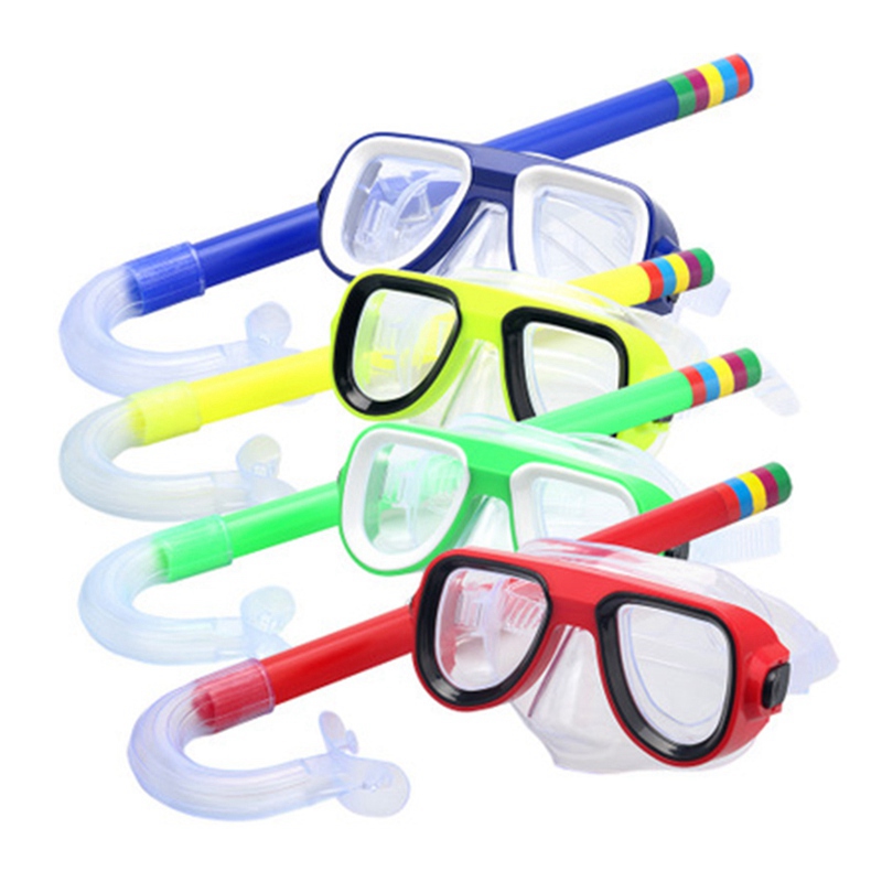 MÁSCARA BUCEO Y SNORKEL INFANTIL AMARILLO - 2