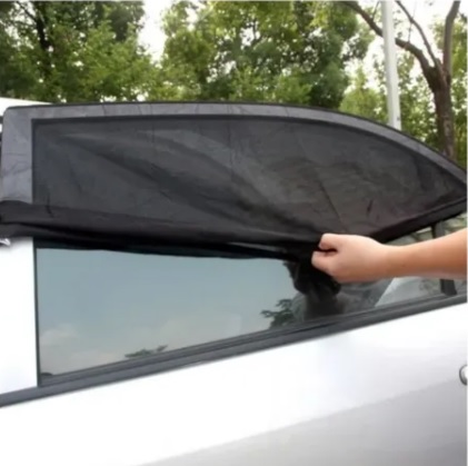 PACK 2 MALLAS PROTECTORAS DE SOL PARA AUTOS - 3