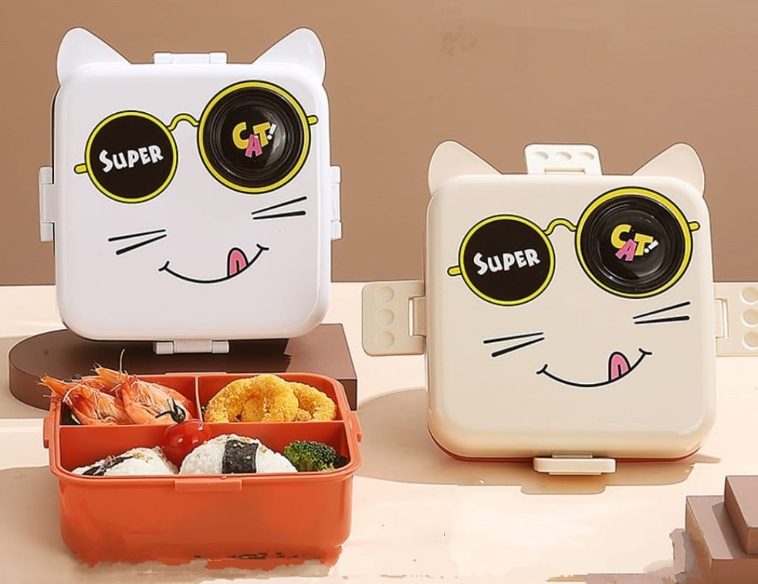 TUPPER CONTENEDOR DE ALIMENTOS CARA DE GATITO - 1