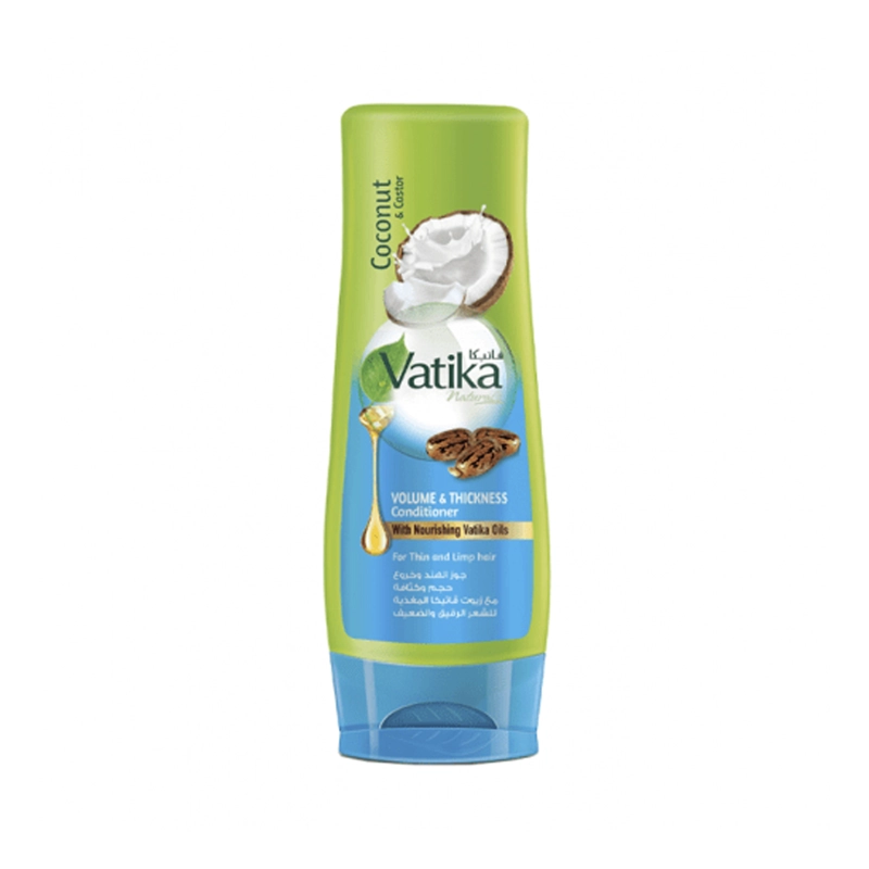 ACONDICIONADOR VATIKA NATURALS 400 ML VOLUMEN Y ESPESOR - 1