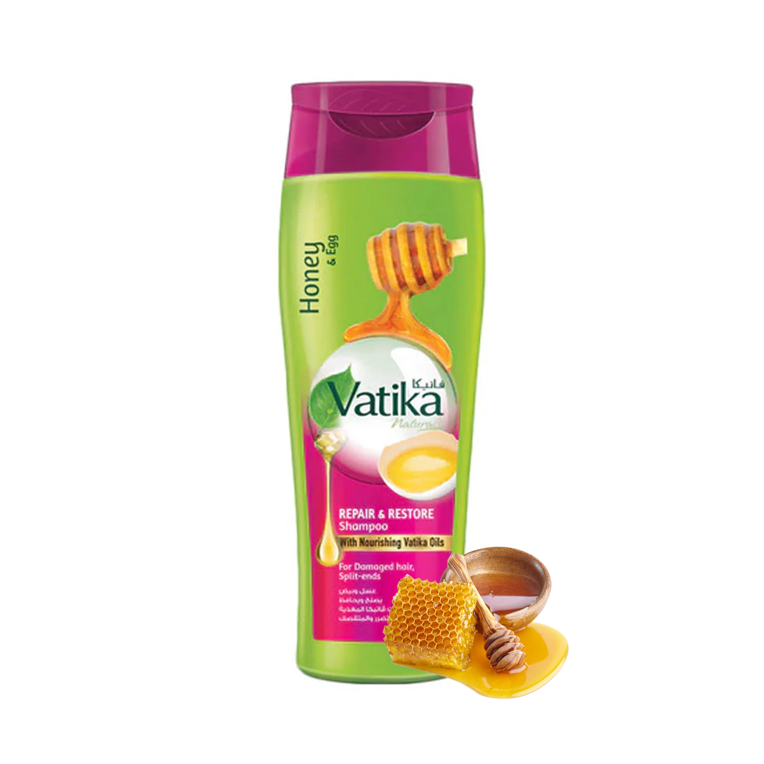 SHAMPOO VATIKA NATURALS 200 ML MIEL Y HUEVO - 2