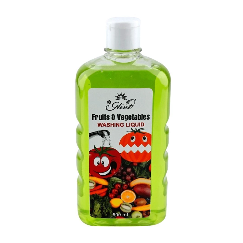 DETERGENTE LÍQUIDO GLINT 500 ML LAVAR FRUTAS VEGETALES - 1