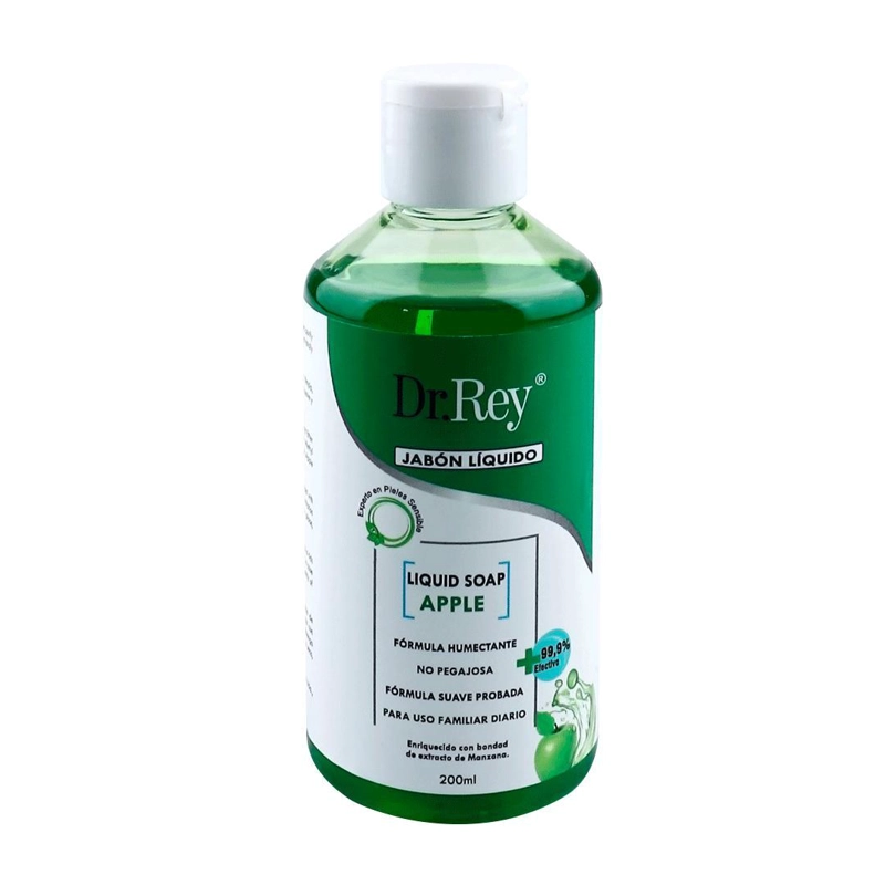 JABÓN LÍQUIDO MANOS DR.REY APPLE 200 ML - 1