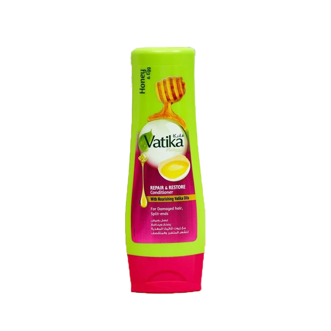 ACONDICIONADOR VATIKA NATURALS 200 ML MIEL Y HUEVO REPARA Y RESTAURA - 1