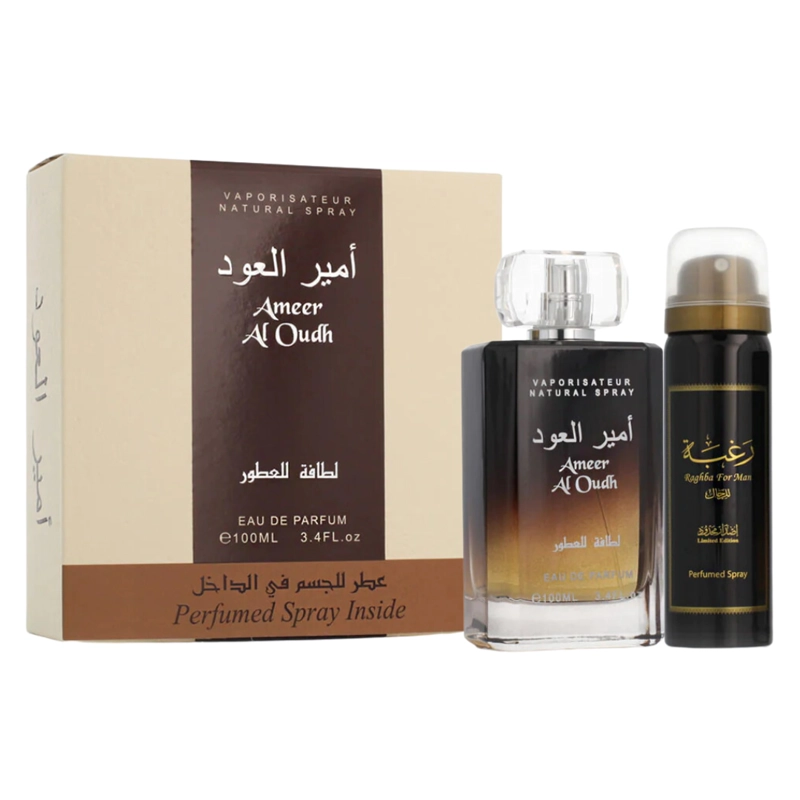 PERFUME LATTAFA AMEER AL OUDH UNISEX EDP 100 ML + DEO 50 ML - 1