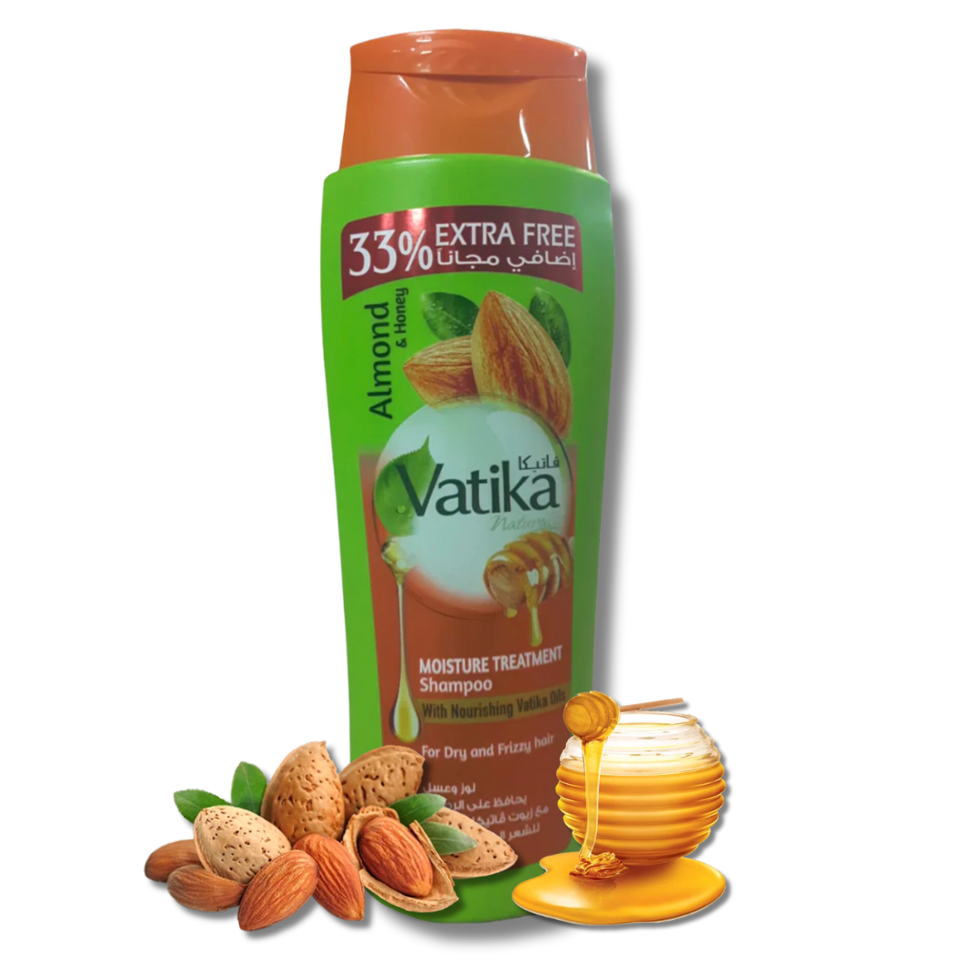 SHAMPOO VATIKA NATURALS 400 ML ALMENDRA & MIEL 33% EXTRA - 1