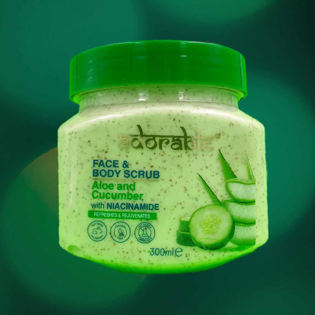 ADORABLE EXFOLIANTE ALOE & CUCUMBER CON NIACINAMIDE 300 ML - 3