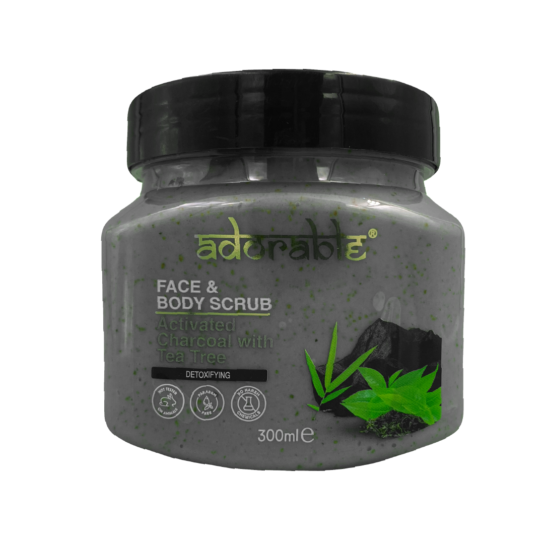 ADORABLE EXFOLIANTE CARBÓN ACTIVO & ÁRBOL DE TÉ 300 ML - 1