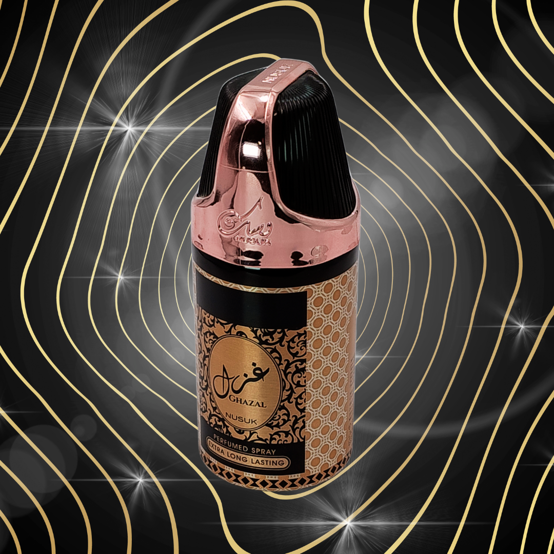 NUSUK GHAZAL BODY SPRAY PARFUM 250 ML - 3