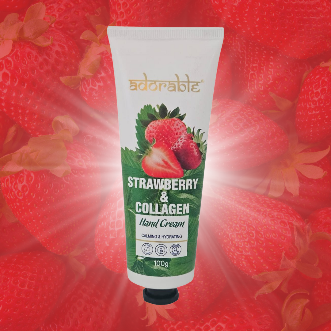 ADORABLE CREMA DE MANOS FRUTILLA & COLÁGENO 100 GR - 3