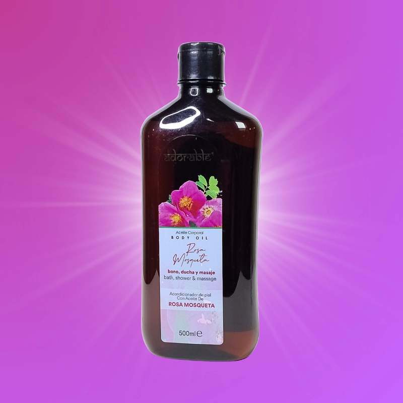 ADORABLE ACEITE CORPORAL ROSA MOSQUETA 500 ML - 3