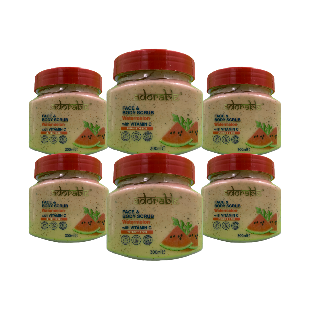 PACK ADORABLE 6 EXFOLIANTES SANDÍA & VIT C 300 ML - 1