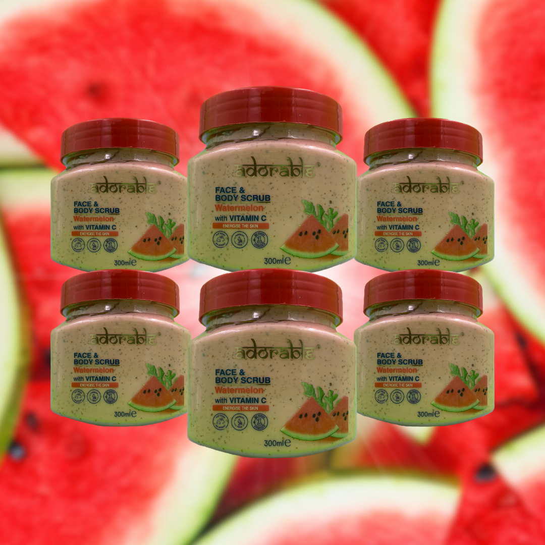 PACK ADORABLE 6 EXFOLIANTES SANDÍA & VIT C 300 ML - 2