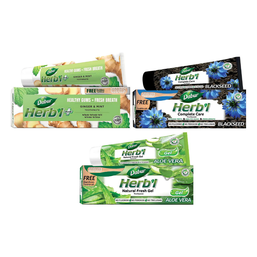PACK #1 PASTA DENTAL DABUR HERBAL 150GR 3 UDS - 1