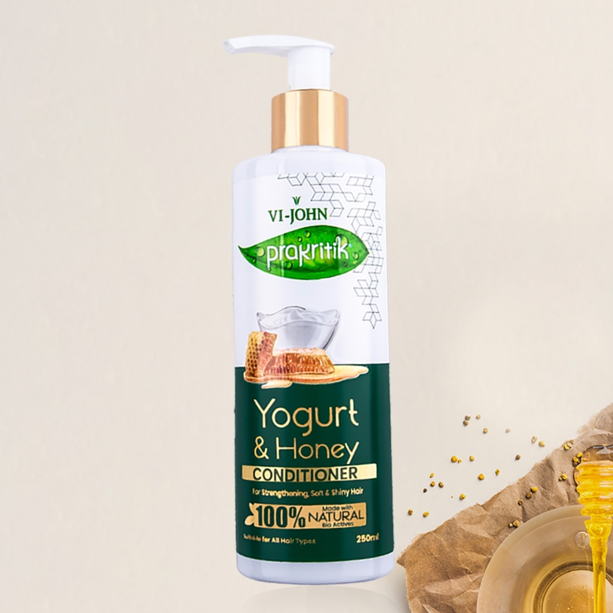 PRAKRITIK ACONDICIONADOR YOGURT Y HONEY 250 ML - 2