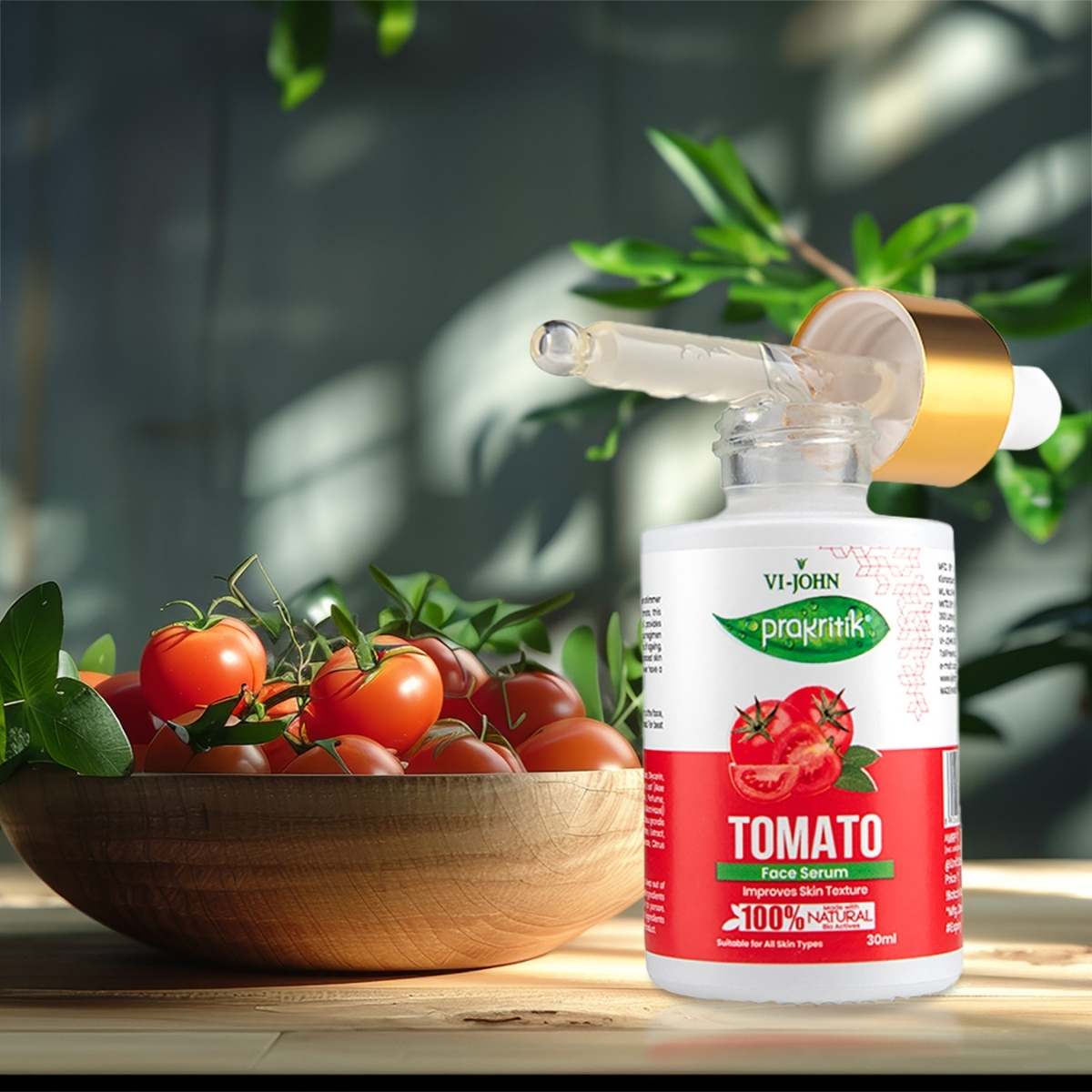 PRAKRITIK SERUM FACIAL TOMATE 30 ML - 3