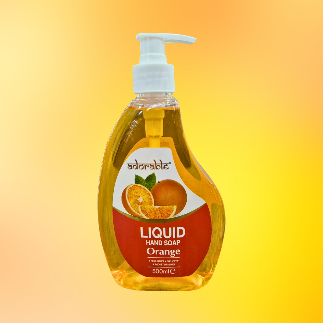 ADORABLE JABÓN LIQUIDO PARA MANOS NARANJA 500 ML - 2