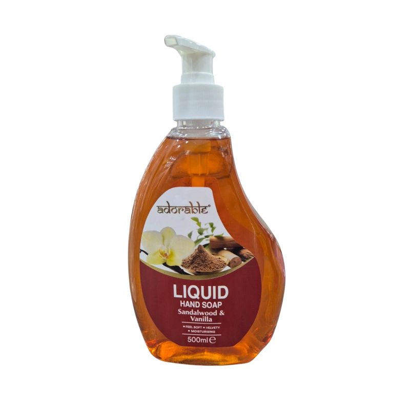 ADORABLE JABÓN LIQUIDO PARA MANOS SANDALO & VAINILLA 500ML - 1