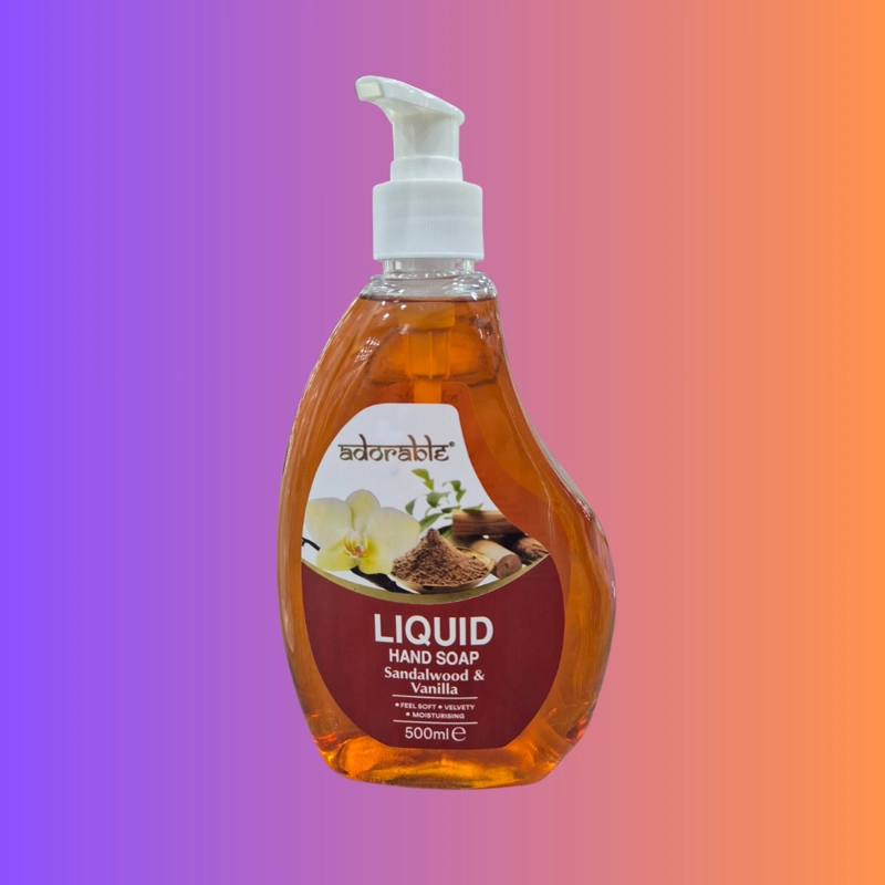 ADORABLE JABÓN LIQUIDO PARA MANOS SANDALO & VAINILLA 500ML - 2
