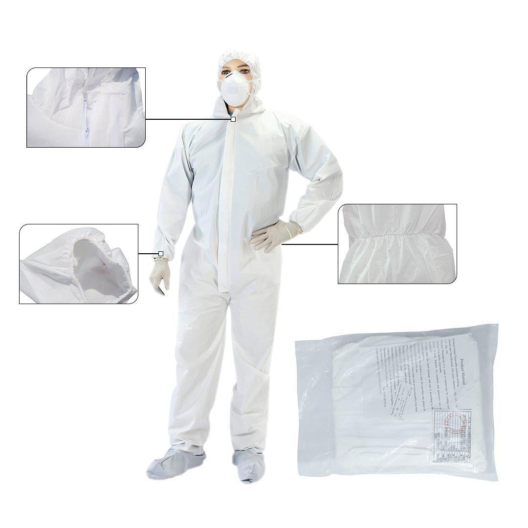 BUZO BLANCO CUERPO ENTERO TALLA L - 1